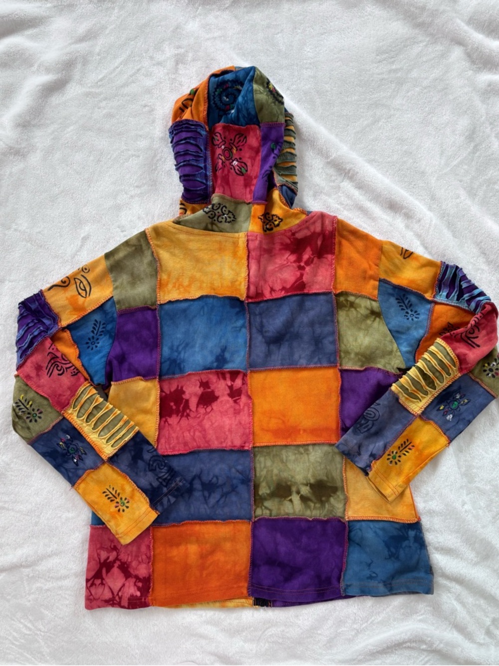 Rising international patchwork hooded jacket - Picture 2 of 3